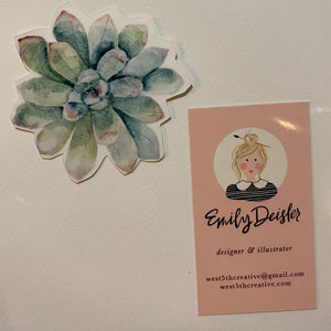 Succulent Sticker