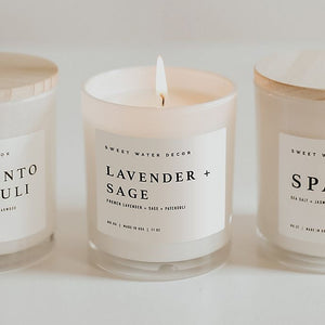 Lavendar + Sage Candle