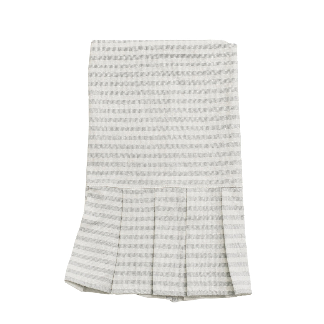 Stripped Ruffle Tea Towel