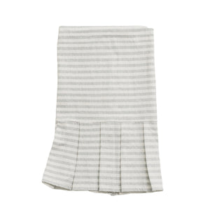 Stripped Ruffle Tea Towel